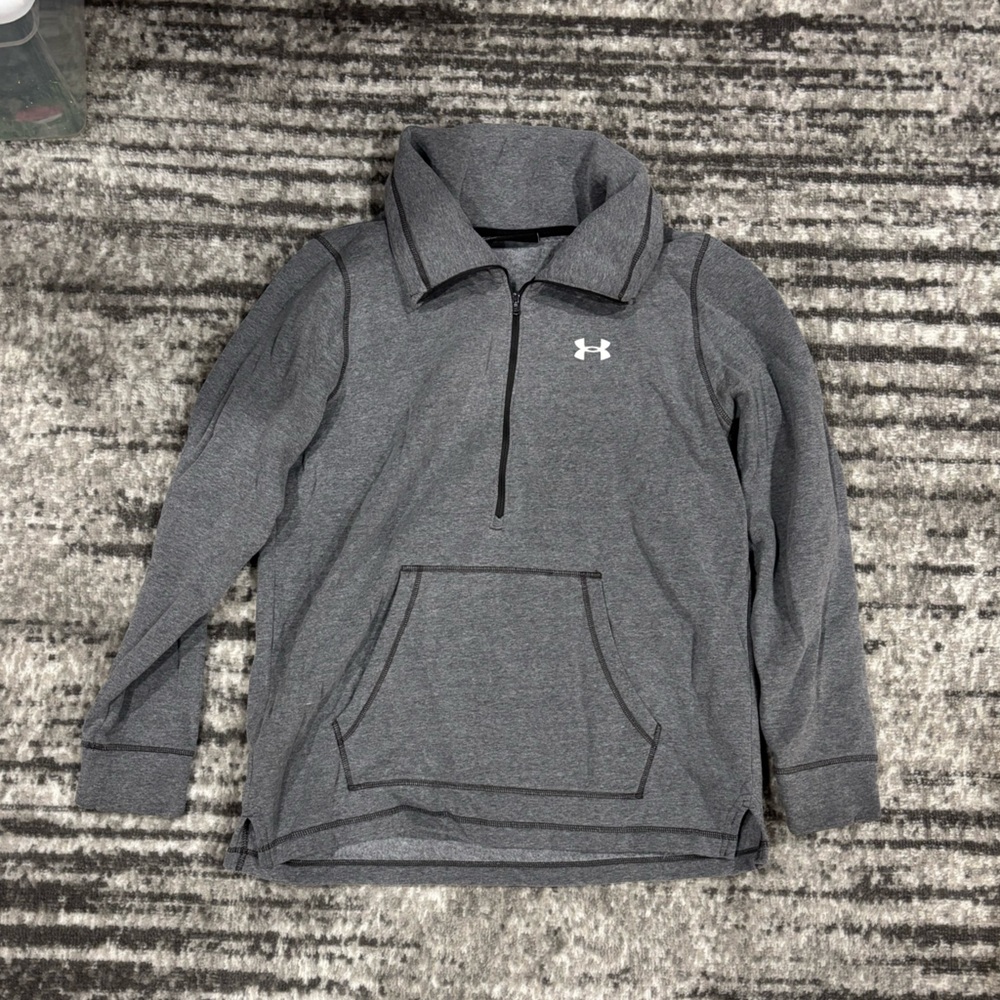 Gray women’s under armor pullover